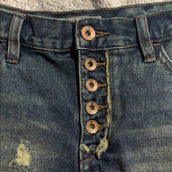 Free People Button Fly Shorts - Picture 3 of 5